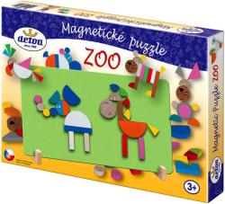 Detoa Puzzle magnetické ZOO v krabici (dřevěná hračka)