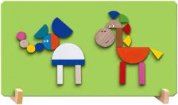 Detoa Puzzle magnetické ZOO v krabici (dřevěná hračka)
