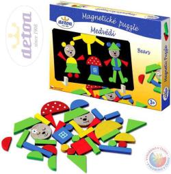 Detoa Puzzle medvědi magnetické (dřevěná hračka) Detoa Puzzle medvědi magnetické (dřevěná hračka)