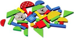 Detoa Puzzle medvědi magnetické (dřevěná hračka)