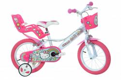 Dino 144R-HK2 Hello Kitty 14 dětské kolo + reflexní sada Dino 144R-HK2 Hello Kitty 14 dětské kolo + reflexní sada