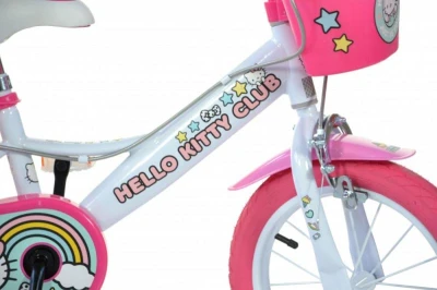 Dino 144R-HK2 Hello Kitty 14 dětské kolo + reflexní sada