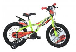 Dino 614-RP Raptor 14 neon yellow dětské kolo Dino 614-RP Raptor 14 neon yellow dětské kolo