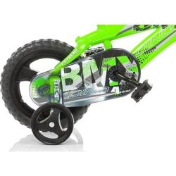 Dino BMX 125XL černo-zelené 12 dětské kolo