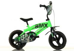 Dino BMX 125XL černo-zelené 12 dětské kolo