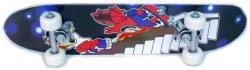 Skateboard dětský úzký dřevěný velký 61 x 15 x 8 cm s grafikou