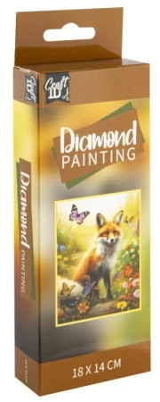 Diamantové malování kamínky mix 4druhy, malé 18x14cm