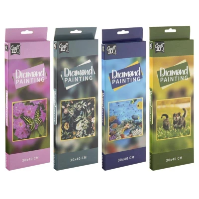 Diamond Painting Malování kamínky mix 4druhy Diamond Painting Malování kamínky mix 4druhy