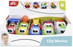 Dickie ABC Auto City Worker baby veselé s obličejem 8 druhů plast