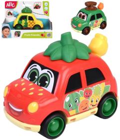 Dickie ABC Baby autíčko Fruit Friends s hracím strojkem ovoce 3 druhy