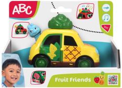 Dickie ABC Baby autíčko Fruit Friends s hracím strojkem ovoce 3 druhy