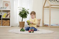 Dickie ABC Baby autíčko Fruit Friends s hracím strojkem ovoce 3 druhy