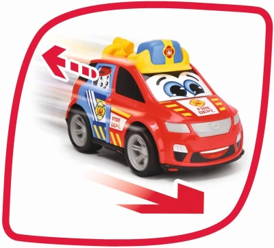 Dickie ABC BYD Baby městské autíčko veselé s očima zpětný chod 3 druhy