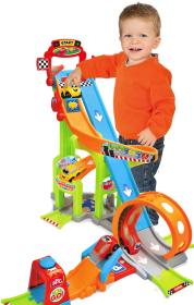 Dickie ABC Mega Jump herní set baby akční dráha se 2 autíčky