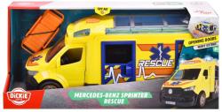 Dickie Auto ambulance sanitka Mercedes-Benz Sprinter s doplňky na baterie Světlo Zvuk