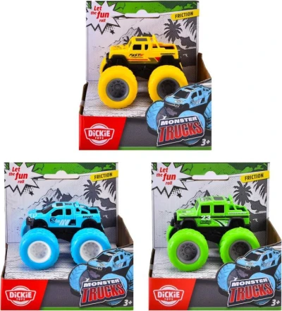 Dickie Auto Monster Truck velká kola na setrvačník 3 druhy