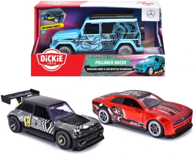 Dickie Auto sportovní Pullback Racer 15cm na setrvačník 3 druhy Dickie Auto sportovní Pullback Racer 15cm na setrvačník 3 druhy