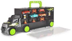 Dickie Auto transportér 43cm kufr 2v1 set se 4 autíčky a doplňky kov