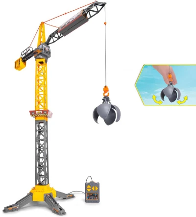 Dickie Jeřáb Mighty Crane věžový stavební 110cm ovládání na kabel na baterie
