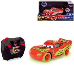 Dickie RC Auto Blesk McQueen na vysílačku 2,4GHz ve tmě svítí na baterie