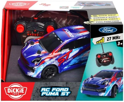 Dickie RC Auto sportovní Ford Puma ST na vysílačku 27MHz na baterie