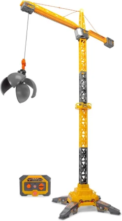 Dickie RC Jeřáb Titan Crane věžový na vysílačku 2,4GHz na baterie Světlo