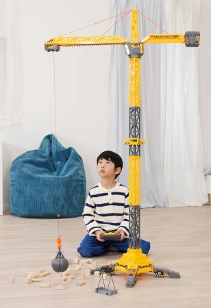Dickie RC Jeřáb Titan Crane věžový na vysílačku 2,4GHz na baterie Světlo