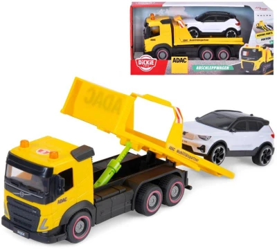 Dickie Set odtahový vůz Volvo FM na setrvačník + auto Volvo EX40 Dickie Set odtahový vůz Volvo FM na setrvačník + auto Volvo EX40