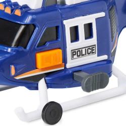 Dickie Vrtulník policejní záchranářský 18cm na baterie Světlo Zvuk