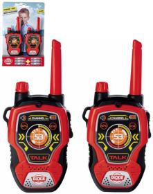 Dickie Vysílačky dětské Walkie Talkie 2,4GHz 16cm set 2ks na baterie