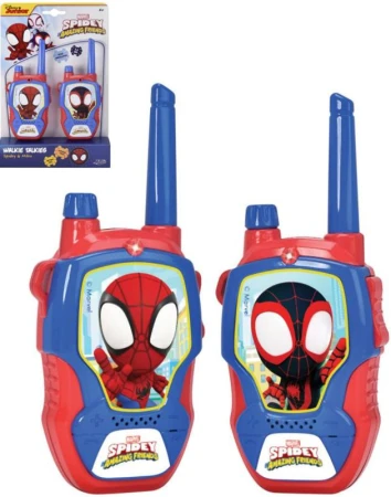 Dickie Vysílačky dětské Walkie Talkie 2,4GHz Spidey 16cm set 2ks na baterie Dickie Vysílačky dětské Walkie Talkie 2,4GHz Spidey 16cm set 2ks na baterie