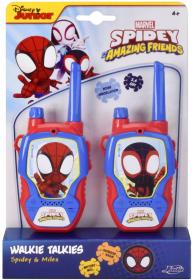 Dickie Vysílačky dětské Walkie Talkie 2,4GHz Spidey 16cm set 2ks na baterie