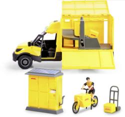 Dickie Zásilková doprava auto DHL s figurkou a doplňky na baterie Světlo Zvuk