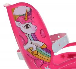 Dino 164R-UN Unicorn - Jednorožec 16 dětské kolo + reflexní sada