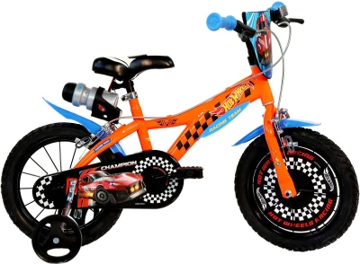 DINO BIKES Dětské kolo Hot Wheels oranžové 14 balanční kolečka DINO BIKES Dětské kolo Hot Wheels oranžové 14 balanční kolečka