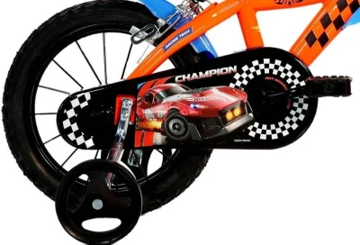 DINO BIKES Dětské kolo Hot Wheels oranžové 14 balanční kolečka