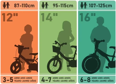 DINO BIKES Dětské kolo Hot Wheels oranžové 14 balanční kolečka
