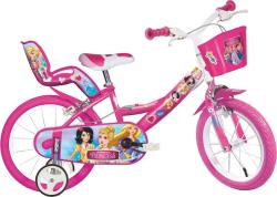 Dino 144R-PRI - Princess 14 dětské kolo + reflexní sada Dino 144R-PRI - Princess 14 dětské kolo + reflexní sada