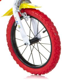 Dino 614-05BG Bing 14 dětské kolo + reflexní sada