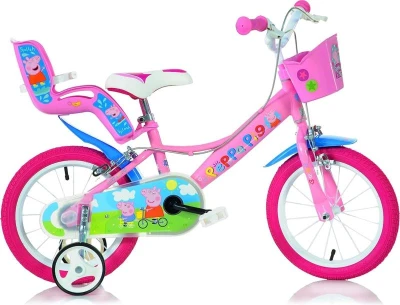 Dino 164R-PGS - PEPPA PIG 16 dětské kolo + reflexní sada Dino 164R-PGS - PEPPA PIG 16 dětské kolo + reflexní sada