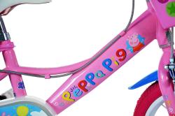 Dino 164R-PGS - PEPPA PIG 16 detské kolo + reflexná sada