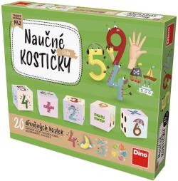 Dino DŘEVO Baby kubus Čísla kostky naučné set 20ks (dřevěná hračka) Dino DŘEVO Baby kubus Čísla kostky naučné set 20ks (dřevěná hračka)
