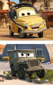 Dino DŘEVO Kostky dětské set 12ks Auta ve světě (Cars)