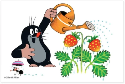 Dino DŘEVO Kostky obrázkové Krtek (Krteček) 6ks kubus (dřevěná hračka)