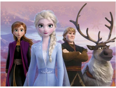 Dino DŘEVO Kubus Frozen 2 (Ledové Království) kostky obrázkové set 12ks