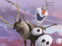 Dino DŘEVO Kubus Frozen 2 (Ledové Království) obrázkové kostky set 12ks