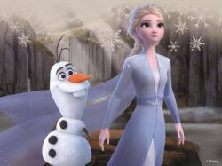 Dino DŘEVO Kubus Frozen 2 (Ledové Království) obrázkové kostky set 12ks