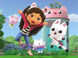 Dino DŘEVO Kubus Gábi set 12ks obrázkové kostky (dřevěná hračka)