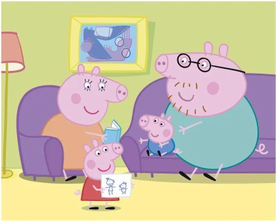 Dino DŘEVO Kubus Peppa Pig Veselý den obrázkové kostky set 20ks