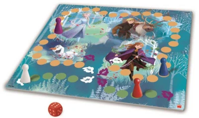 Dino Hra 2v1 Člověče nezlob se + Magický les Frozen 2 (společenská hra)
